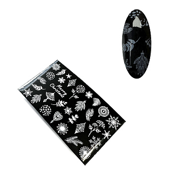 Фольга №102 Снежинки Белые