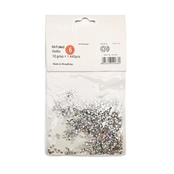 Стразы SS6, AB (1440 шт)