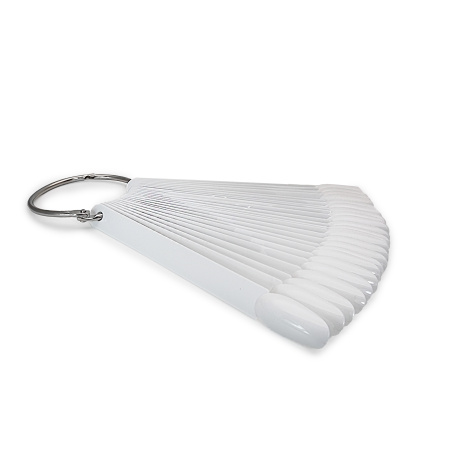 Палитра на кольце овал белая, 50 шт