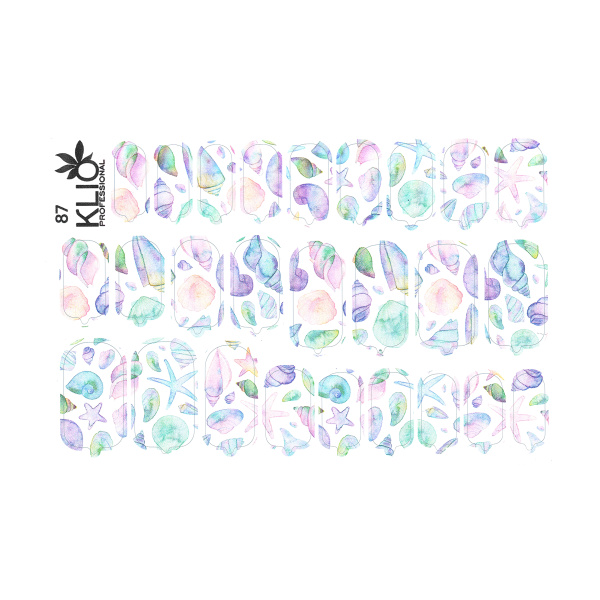 KLIO, Пленка Design Nail Wraps №87