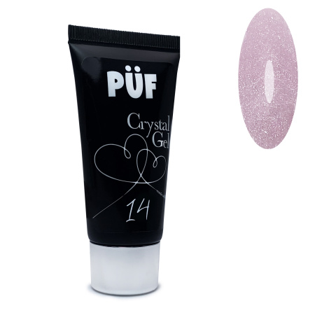 Puf, Полигель #14 в тубе с шиммером, 30 мл