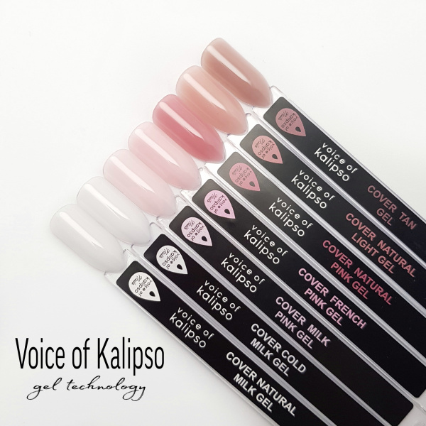 Voice of Kalipso, Гель для наращивания Cover Natural Pink, 5 мл