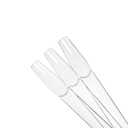 Палитра на кольце зауженная балерина прозрачная, 50 шт