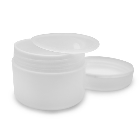 Irisk, Банка белая пластиковая с серебряной полоской, 50 мл