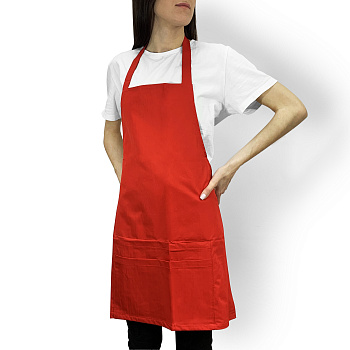 Pink House, Фартук красный (короткий)