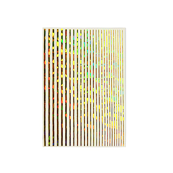 Полоски эластичные (золото голография)