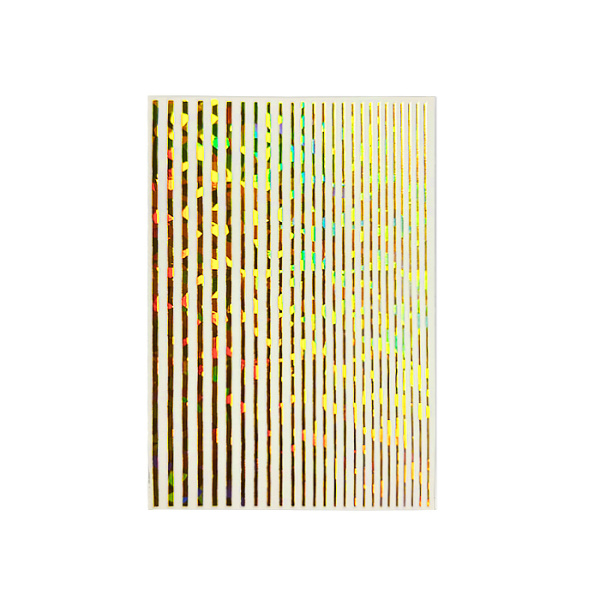 Полоски эластичные (золото голография)