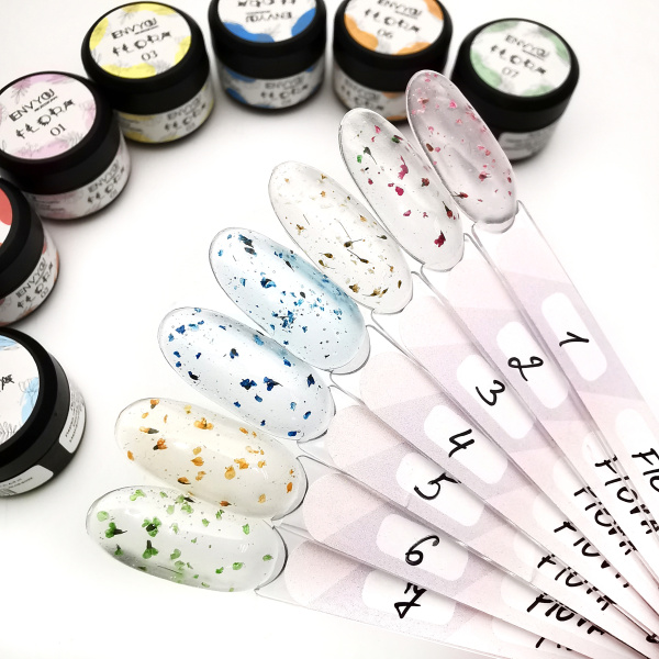 ENVY, Гель с сухоцветами Flora №06, 5g