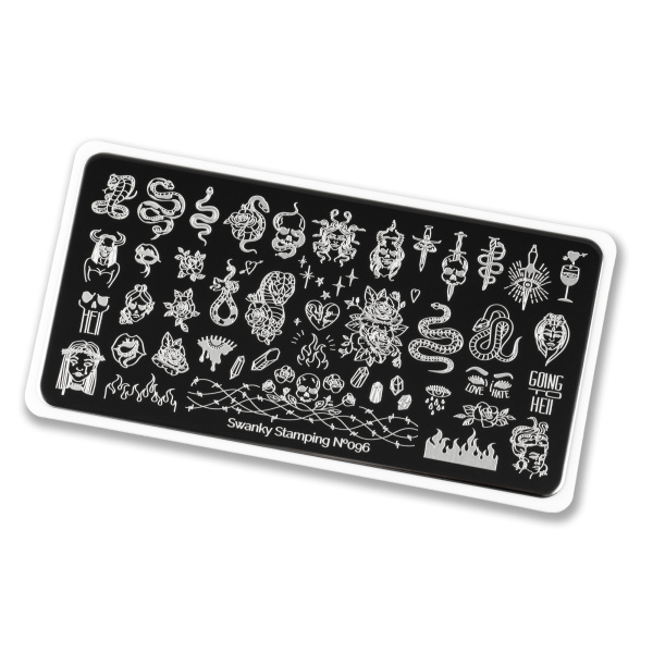 Swanky, Пластина для стемпинга 096