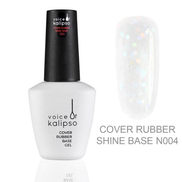 Voice of Kalipso, База камуфлирующая каучуковая с шиммером 004, 10 мл
