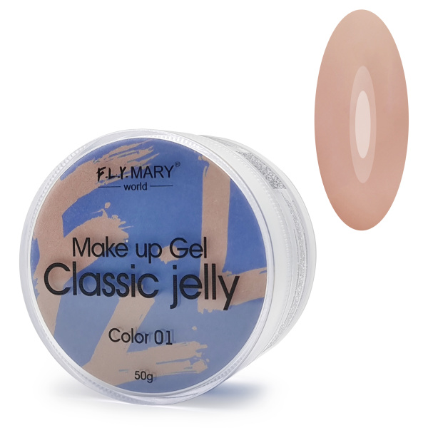 F.L.Y.MARY, Гель-желе Classic Jelly 01 (светлый бежевый камуфляж), 50g