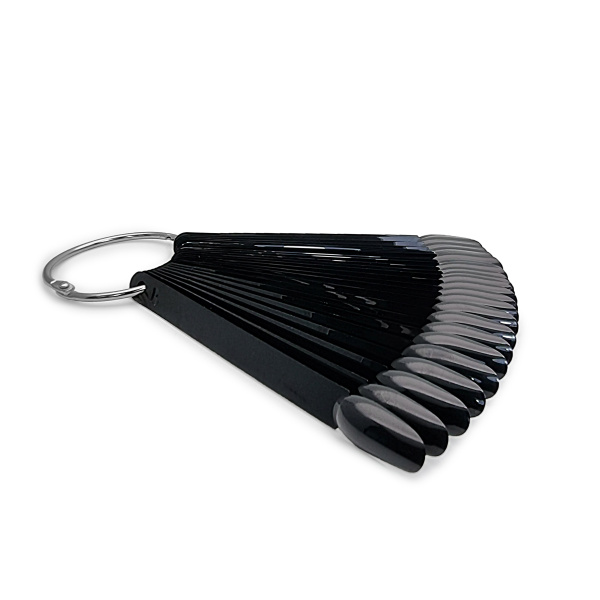 Палитра на кольце овал черная, 50 шт