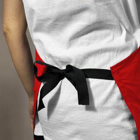 Pink House, Фартук красный (короткий)