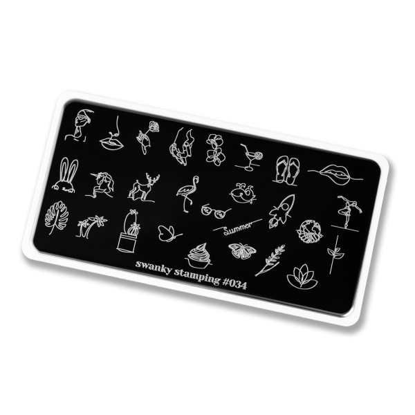 Swanky, Пластина для стемпинга 034