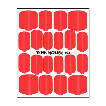 Pink House, Пленка для ногтей 22 комбинированная