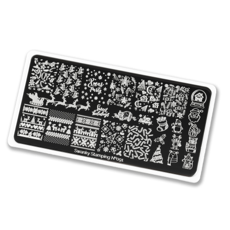 Swanky, Пластина для стемпинга 091