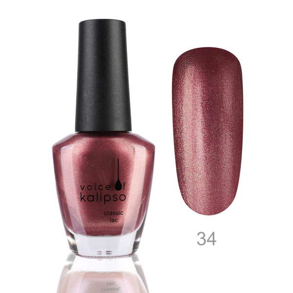 Voice of Kalipso, Стойкий лак Classic Lac № 34, 15 мл 
