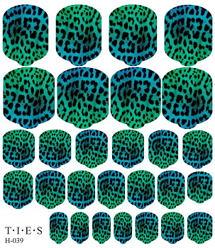 TIES, Пленка H-039 (педикюр) Lux