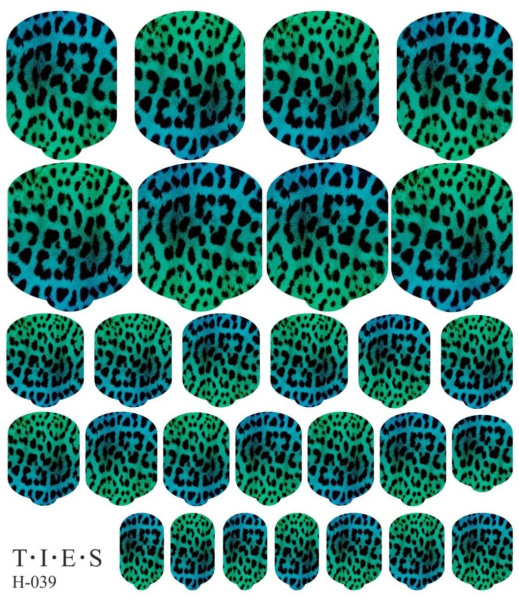 TIES, Пленка H-039 (педикюр) Lux