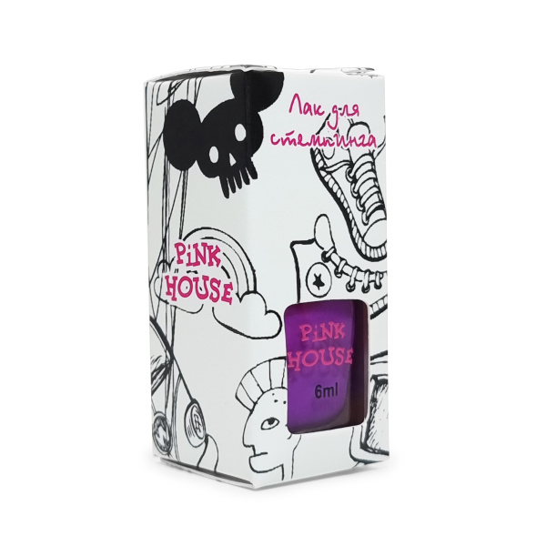 Pink House, Лак для стемпинга 21 (розово-фиолетовый), 6 мл
