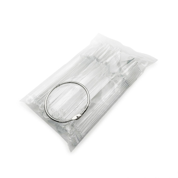 Палитра на кольце зауженная балерина прозрачная, 50 шт