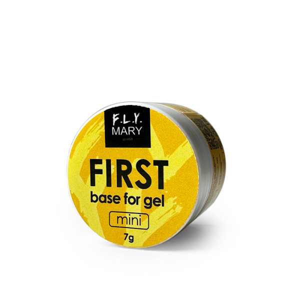 F.L.Y.MARY, Гель First Base Gel mini (базовый гель для моделирования), 7g