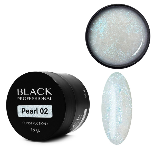 Black Professional, Гель конструирующий Pearl 02, 15 мл