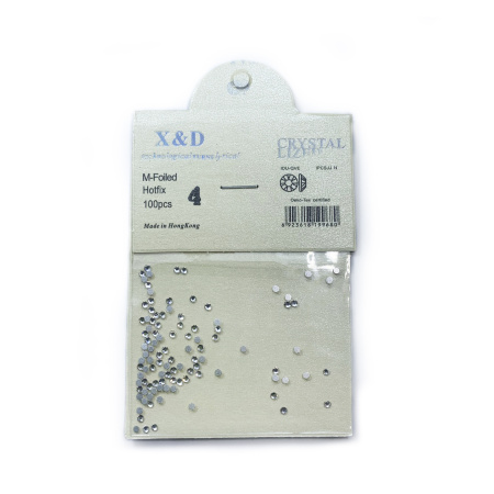 X&D, Стразы SS4, серебро (100 шт)