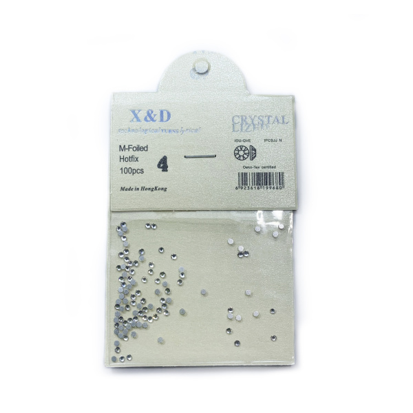X&D, Стразы SS4, серебро (100 шт)