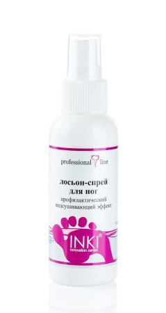 INKI, Лосьон-спрей для ног профилактический подсушивающий эффекты, 100 мл