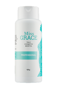 GEL-OFF, Тальк косметический для депиляции Professional Miss Grace с Ментолом, 120 гр