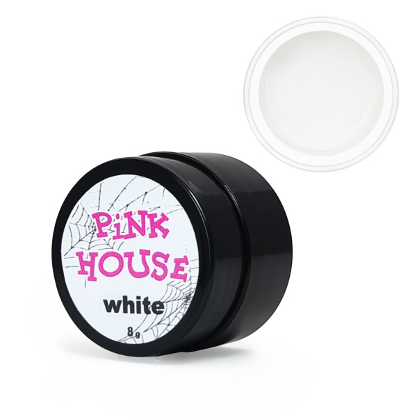 Pink House, Гель-паутинка 01 белый 