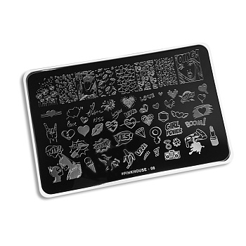 Pink House, Пластина для стемпинга Сальвадор 008