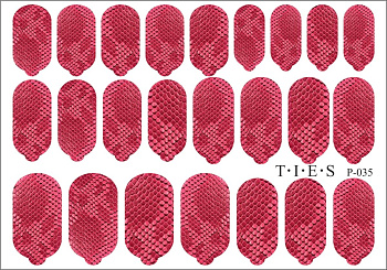 TIES, Пленка P-035 (маникюр) Lux