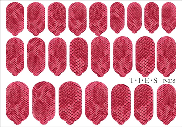 TIES, Пленка P-035 (маникюр) Lux